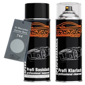 Autolack Spraydosen Set für Mercedes Daimler Benz 744 Brillantsilber Metallic - Bild 1 von 8