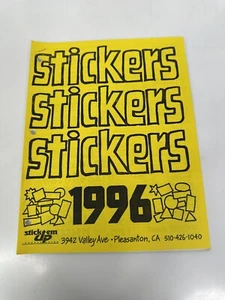 Vintage 1996 Stick-Em Up Bicycle Parts Consumer Catalog Brochure USA HTF - Picture 1 of 3