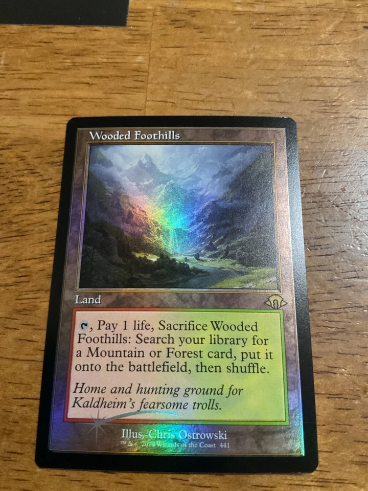 MTG | Wooded Foothills (Retro) [MH3] ✨ FOIL✨ Nm - Image 1 of 2