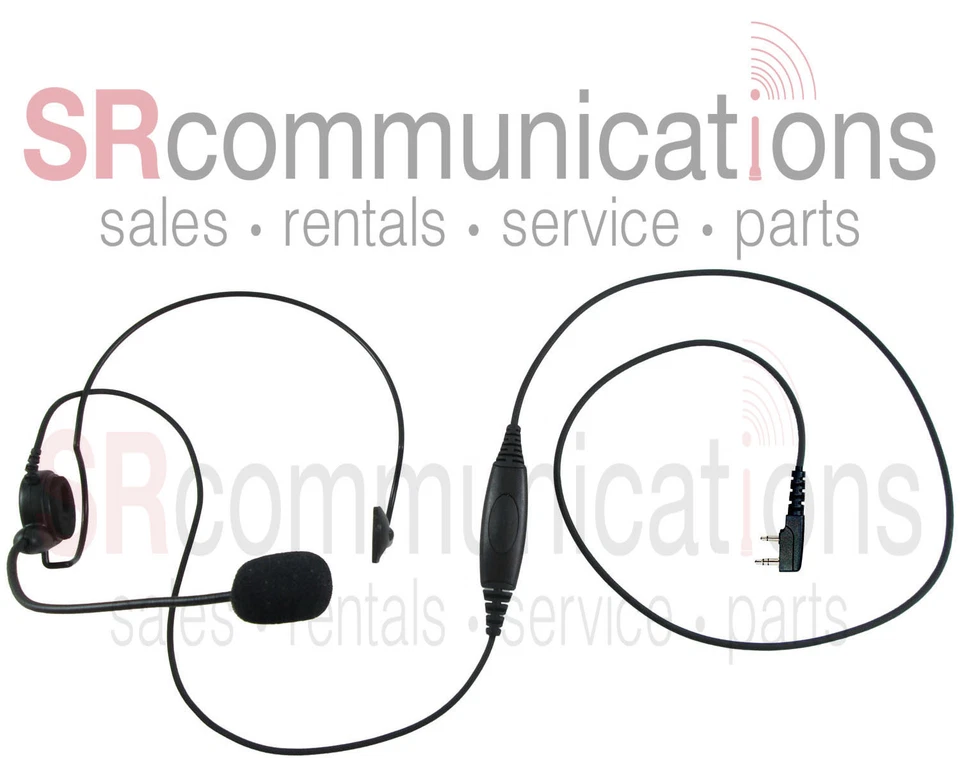 Single ear behind the head PTT headset Kenwood TK2160 TK3160 TK272G TK372G 3200 - Image 1 of 1