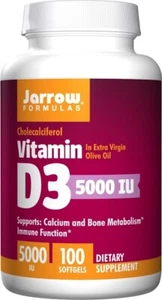 100 x Jarrow Formulas Vitamin D3, 5000 IU Softgels - Picture 1 of 1