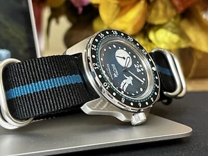 Vostok Nuevo Luna Dude / CosmoDiver 24 Horas Anfibio Reloj Pulsera 2431.12 14038B - Imagen 1 de 11