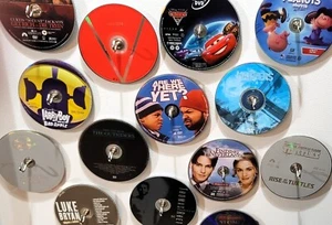 Upcycled Movie DVD's/Music CD's w/Magnetic Hooks PICK AND CHOOSE, FREE SHIPPING - Picture 1 of 75