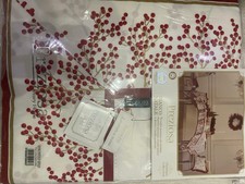 TOVAGLIA BIANCO NATALE PANAMA NATALIZIA PREZIOSA HOME 6- 12-18 POSTI