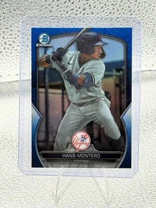 2023 Bowman Chrome Hans Montero #BDC-12 Blue Refractor /150 - Yankees - Picture 1 of 2