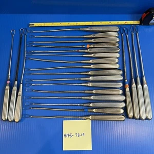 V. Mueller GL1600-002 and more Sims Uterine Curette mixed lot of 23 - Picture 1 of 17