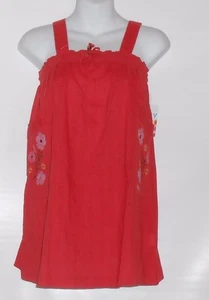 Roxy Girls "Party All The Time" Embroidered Sun-Dress Cherry Four (4) NWT - Picture 1 of 3