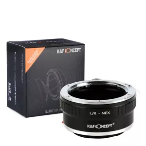 K&F Concept con adaptador de trípode para lente de montaje Leica R para Sony E A72 A7R3 A6000 - Imagen 1 de 8