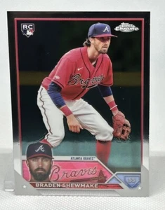Braden Shewmake 2023 Topps Chrome Update #USC31 RC Atlanta Braves - Picture 1 of 2