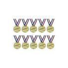 Quality 1 to 96 Children Gold Plastic Winner Medal Sport Day Party Bag Award Toy