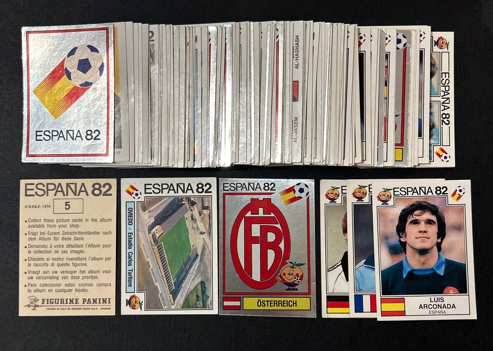 PANINI WC ESPANA 82 STICKERS SHINY BADGE LOOSE AT YOUR CHOICE CHOOSE - Photo 1/1