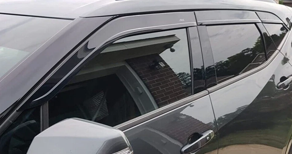6 Piece Low Profile Rain Guards Vent Visors TapeOn for 2020-2025 Lincoln Corsair - Image 1 of 3