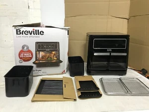 Air Fryer Breville Halo Flexi For BigFamily Oven 11L Single or double way Black - Picture 1 of 23
