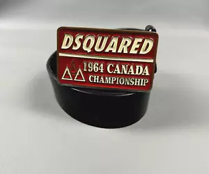 Authentique Ceinture vintage " DSQUARED " 1964 Canada Championship - Foto 1 di 15