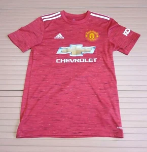 Man Utd Trikot Small S Herren Home Fußball Shirt 2020/21 Adidas Rot Kurzarm - Bild 1 von 12