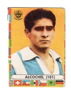 FIGURINA CALCIATORI LAMPO CILE 62 COLOMBIA ALCOCHEL (NR 101) MAI ATTACCATA - Picture 1 of 1