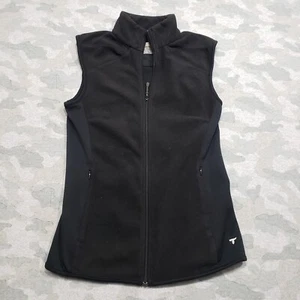 Columbia Titanium Vest Mens Small Black Fleece Zip Up Outdoors - Picture 1 of 12