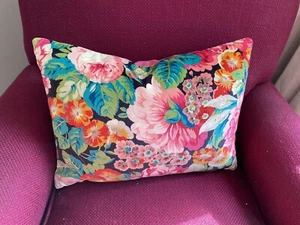 Sanderson Rose & Peony Velvet Cushion Cover 18” x 14” More Available!! - Picture 1 of 4