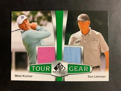 Matt Kuchar Tom Lehman 2024 UD SP Game Used Golf Tour Gear Dual Relic #TG2-LK - Image 1 of 2
