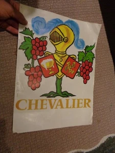 Ancienne Affiche Charnay les Mâcon Heaume du Vin Ets Chevalier Déco Bar Bistrot - Imagen 1 de 1