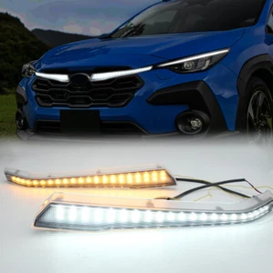 For 2024-2025 Subaru Crosstrek LED Daytime Running Bumper Grille Center Light - Picture 1 of 5