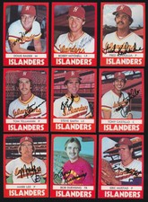 1980 TCMA *HAWAII ISLANDERS* -Near Set (24 of 25) w/ (12) *AUTOGRAPHS*