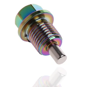Magnetic M14x1.5 Car Engine Oil Drain Plug Screw Nuts Bolt Sump Nut Universal - Picture 1 of 12