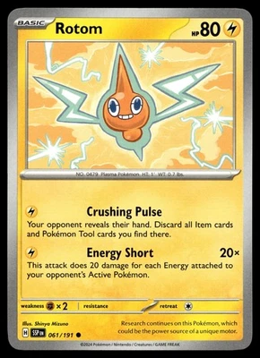 Rotom 061/191 SSP SV08: Surging Sparks - Image 1 of 2