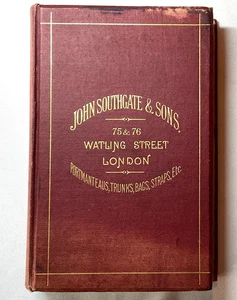 Rare Victorian Trade Catalog~Southgate & Sons~Trunks Bags Luggage Military 1870s - Picture 1 of 24