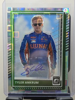 Tyler Ankrum 2025 Donruss Racing NASCAR Autograph Pandora Prizm #11/25 - Image 1 of 4