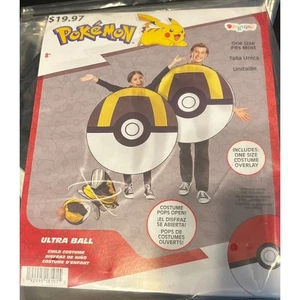 NEW Halloween Costume Pokémon Ultra Ball Pop Up Children’s One Size Fits Most - Picture 1 of 3