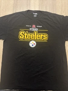 Pittsburgh Steelers NFL Tshirt Black Size XL SS - Picture 1 of 3