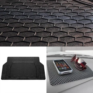 Alfombrilla de revestimiento de maletero de carga FH Group ajuste universal para automóvil SUV furgoneta negra con alfombrilla de tablero - Imagen 1 de 5