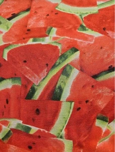 Wassermelone Bauernmarkt Baumwollstoff von RJR Fabrics, Rest: 28" h mal 30" w - Bild 1 von 2