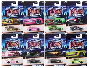 HOT WHEELS NEON SPEEDERS 2025 ASST. HLH72 DIECAST CARS SCALE 1:64 MAZDA PORSCHE - Picture 1 of 47