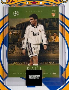2025/26 Topps Total Football Raul - Legends Green Parallel #7/75 - Bild 1 von 2