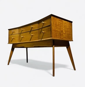 ALFRED COX WALNUT SIDEBOARD CHEST OF DRAWERS MID CENTURY RETRO C1960s RARE - Picture 1 of 17