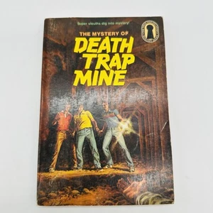 1984 The Three Investigators Mystery of Death Trap Mine Paperback Book Random - Imagen 1 de 7