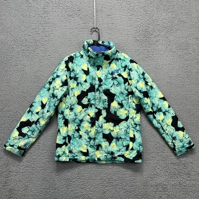 Chaqueta para mujer The North Face verde mediana floral HyVent aislada esquí snowboard Foto 1 de 4