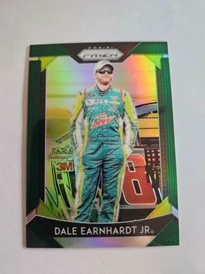 K3,465 - 2019 Panini Prizm Prizms Green #41 Dale Earnhardt Jr #/99 - Image 1 of 2