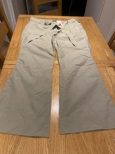 Denim & Co. Women's Khaki Summer Trousers, Size 18, Brand New With Tags - Picture 1 of 4