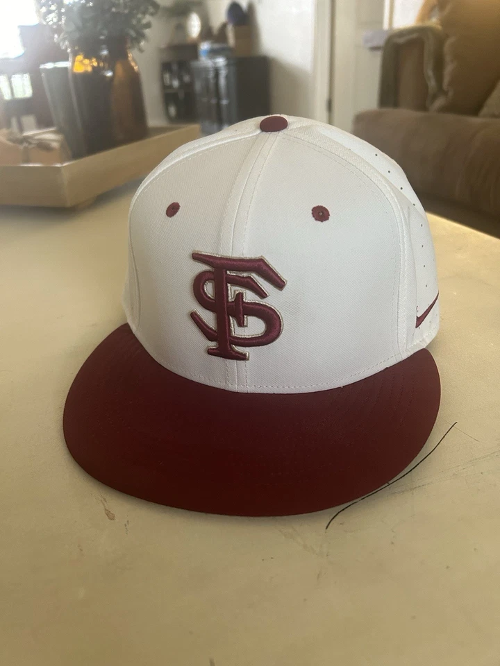 Florida State Seminoles Nike True Dri Fit ajustado tamanho 7 3/8 ótimo estado - Imagem 1 de 4