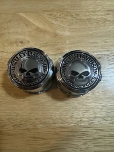 Willie G Skull Front Axle Nut Covers - Bild 1 von 7