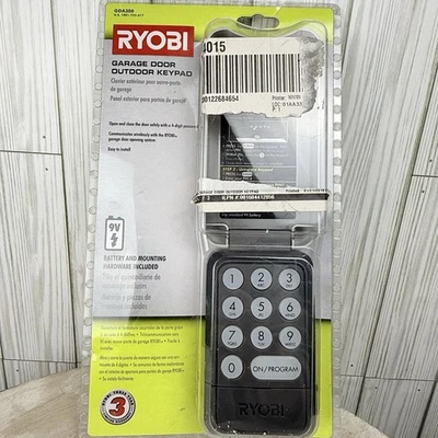 Teclado inalámbrico para exteriores RYOBI genuino abridor de puertas de garaje GDA300 Foto 1 de 4