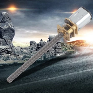 N20 Gear Motor Lead Screw Speed Reduction Motor M4x55mm 12V Ball Screw - Picture 1 of 12