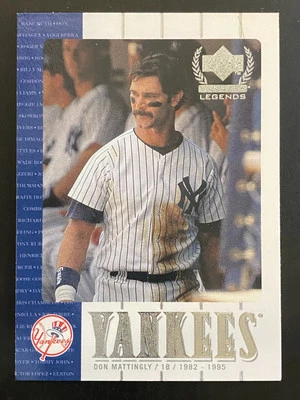 Don Mattingly 2000 Upper Deck Yankees Legends Baseball New York Yankees #6 - Image 1 of 2