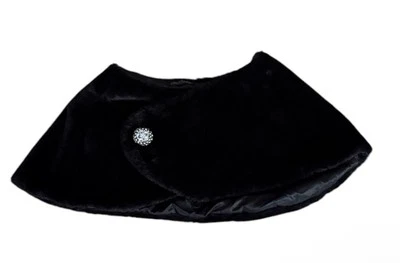 Mantón de estola de piel sintética Park & Main mediano con broche elegante nuevo sin etiquetas Foto 1 de 4