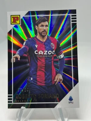 2022-23 Panini Chronicles Serie A Roberto Soriano Panini Gold Laser /10 #32 - Image 1 of 2