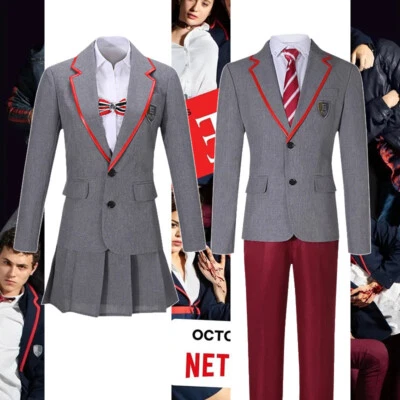 TV Show Élite Uniform Cosplay Suit School Costume Men Women Halloween Party New - Image 1 of 4