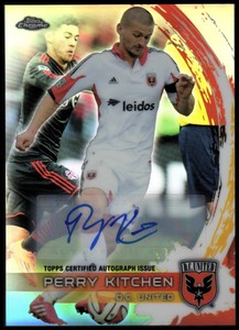 2014 (DC UNITED) Topps Chrome MLS Autographs #MAPK Perry Kitchen